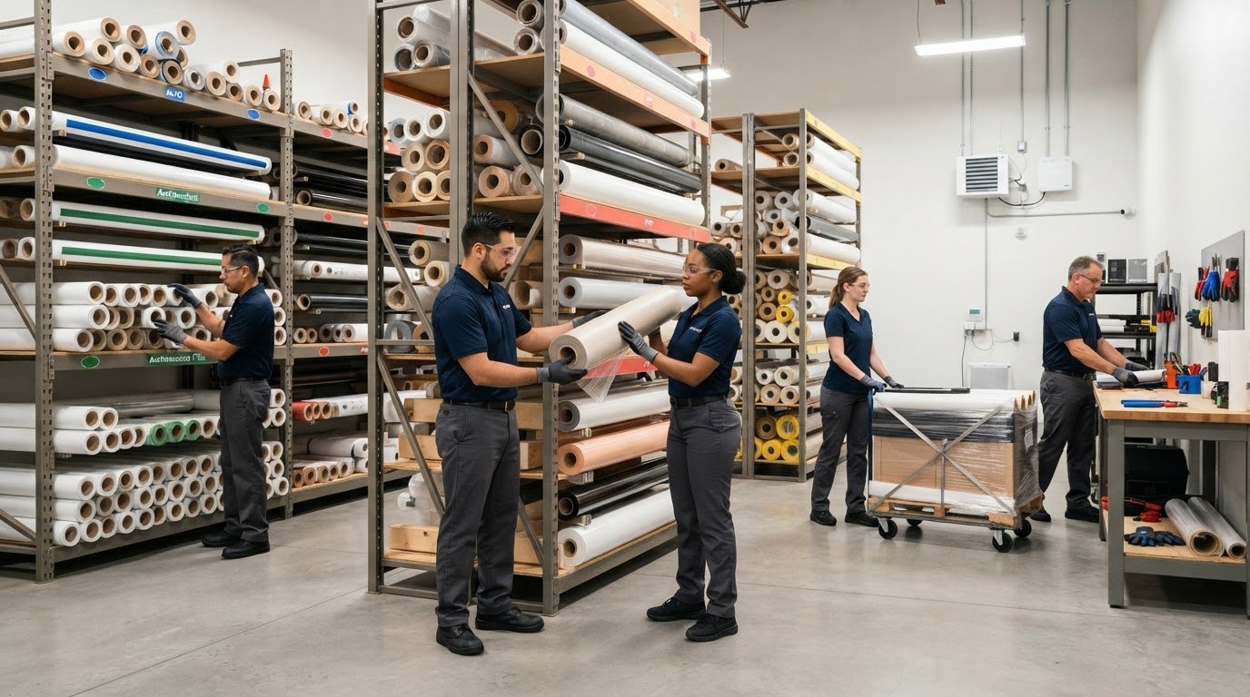 Proper Storage for Window Film Rolls: A Professional Guide