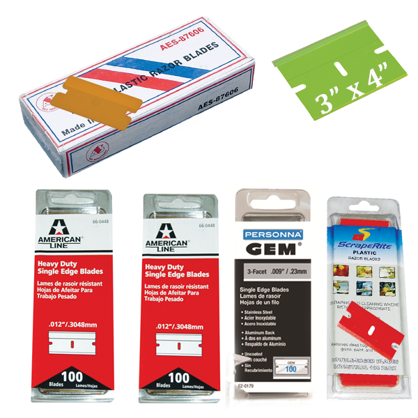 Single edge blades 1"