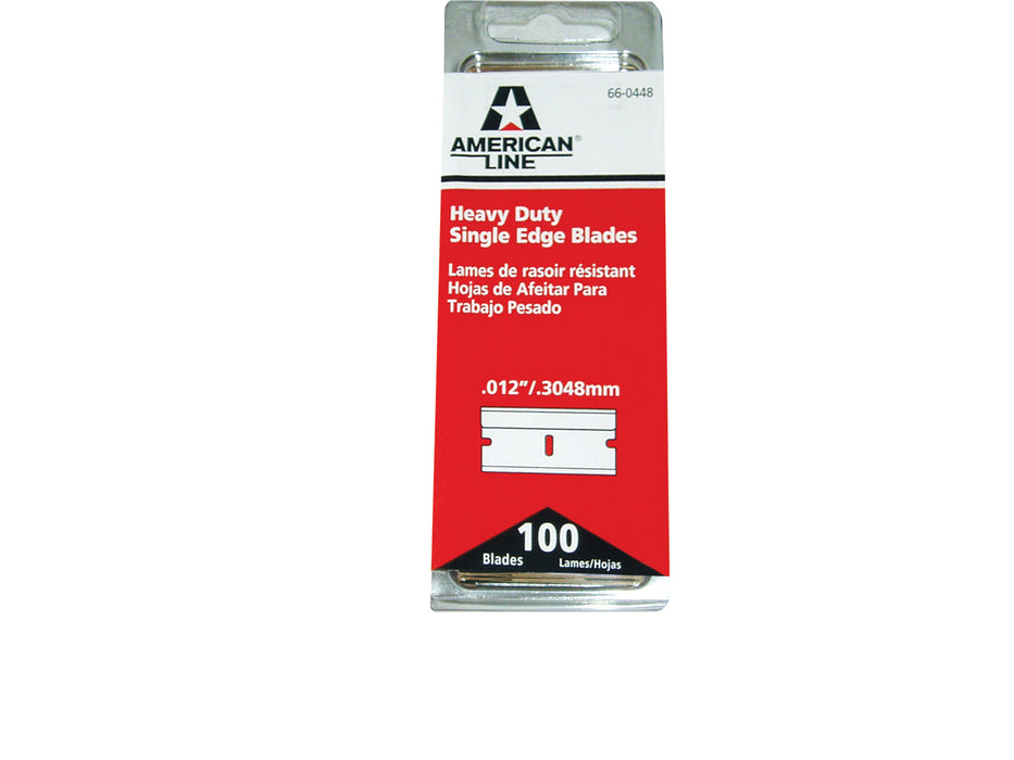 Single edge blades 1"